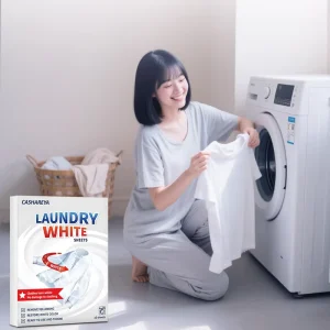 Disposable Apparel Bleaching Sheets for White Clothes, De-Yellowing and Brightening