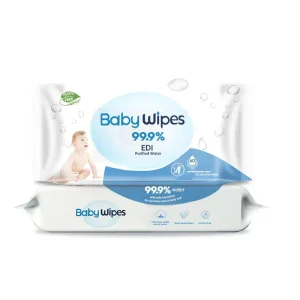 Disposable Baby Cleansing Wet Wipes Alcohol Free 99% Pure Water Cotton Extra Soft Eco-friendly