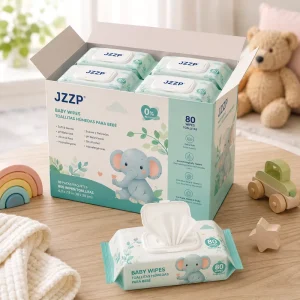 Disposable Baby Wet Tissue OEM Manufacturer China Supplier Wet Wipes for Babies with Vitamin E and Chamomile Extract