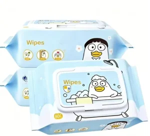 Disposable Baby Wet Wipes Free Sample Custom Nature