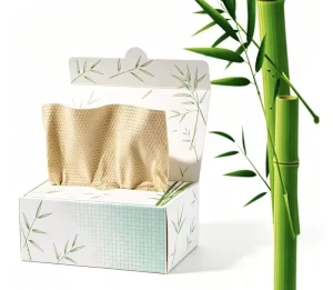 Disposable Bamboo Towel Tissue Disposable Coreless 20x20cm Brand 1 Ply Custom Logo