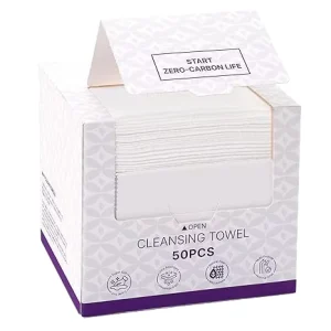 Disposable Bio Viscose Cotton Facial Towels for Household & Spa Use Eco Friendly Makeup Removal Tissues for Adults