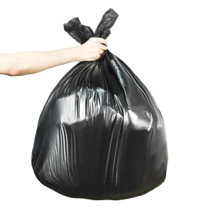 Disposable Black Plastic Heavy-Duty Large Bin Trash Bags