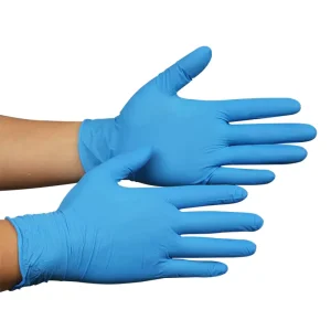 Disposable Blue Thickened Nitrile and Vinyl Gloves for Household Kitchen Use