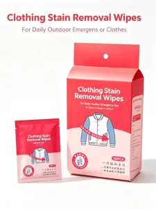 Disposable Clothing Stain Remover Wipes