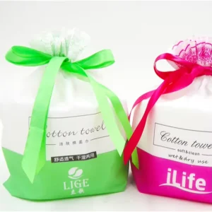 Disposable Cotton Soft Towel Dry and Wet Face Towel Wipe Face Towel