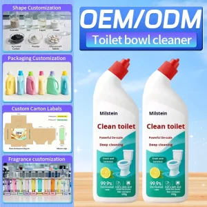 Disposable Curved Toilet Bowl Cleaner Gel Descaling Deep Cleaning