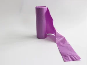 Disposable Customizable T shirt Bags with Heat Seal Vest Star Seal Bottom Garbage Bag for Household HDPE Trash Roll Bin Liners