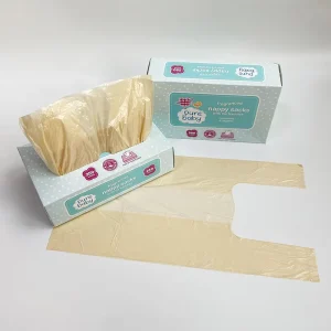 Disposable Customized Pe Nappy Sack Diaper Garbage Bag Scented Plastic Baby Diaper Nappy Trash Bag with Fragrance