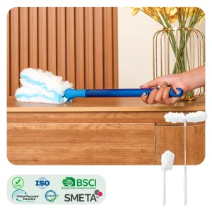Disposable Duster Kit With Telescopic Handle and Refill Non woven Fiber Heavy Duty Duster With Long Handle