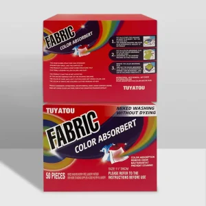Disposable Dye Trapping Tablets for Color Absorber Sheets Non Woven Laundry for Sheets for Washing Machine