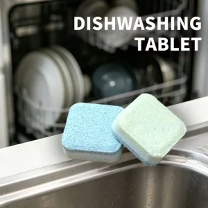 Disposable Eco Friendly Dishwashing Cleaning Tablets Dissolve Grime and Limescale for Clean Dishes Smooth Dishwasher Performance