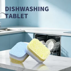 Disposable Eco Friendly Dishwashing Cleaning Tablets Tackle Accumulated Food Sludge Scale Keep Tableware Washer Interiors