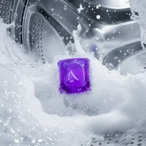 Disposable Eco-Friendly Laundry Detergent Pods with Floral Scent Beads for Automatic Washing Machines