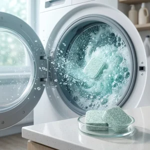 Disposable Eco-Friendly Washing Machine Cleaning Tablets for Tub Gaps and Lingering Odors