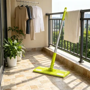 Disposable Electrostatic Flat Mop for Household Cleaning