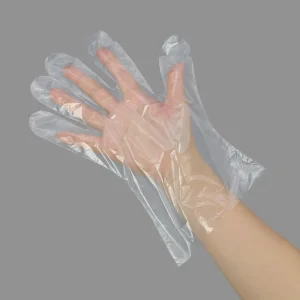 Disposable Embossed Anti-Slip Waterproof PE CPE Gloves for Kitchen Cleaning and Food Handling