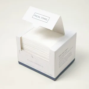 Disposable Face Towels 50ct Facial Cleansing Wipes for Sensitive Skin