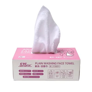 Disposable Face Washcloths Plain Weave Dry Cleansing Tissue for Sensitive Skin Portable Skin Care Cloths