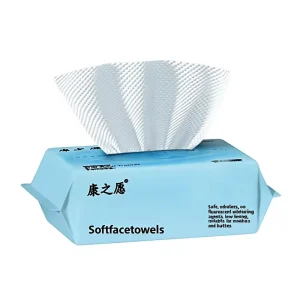 Disposable Facial Towels Thickened Soft Pearl Textured Baby Soft Dry and Wet Dual Use Pull Out Beauty Cleansing Tissues