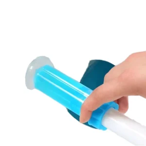 Disposable Flower Toilet Cleaner Gel Syringe with Aromatic Scent and Air Freshener