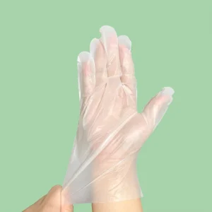 Disposable Food-Grade PE Plastic Gloves for Food Handling and Kitchen Cleaning