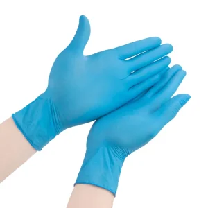 Disposable Food-Grade Powder-Free Oil-Resistant Anti-Slip Nitrile Gloves for Kitchen Cooking and Cleaning