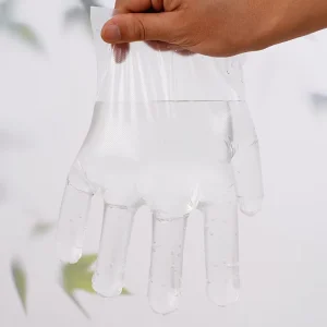 Disposable Gloves Transparent HDPE Plastic Box Manufacturers for Crayfish BBQ Shop