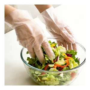 Disposable HDPE Kitchen Gloves 260-Pack Thick Waterproof Flexible Non-Slip for Food Handling and Home Use