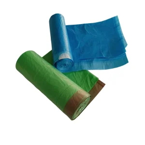 Disposable Heat Seal PE Plastic Garbage Bags on Roll Carton Packed for Home Kitchen Use
