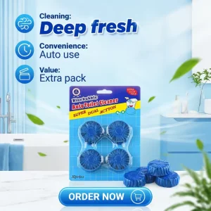 Disposable High-Concentration Solid Blue Toilet Bowl Cleaner