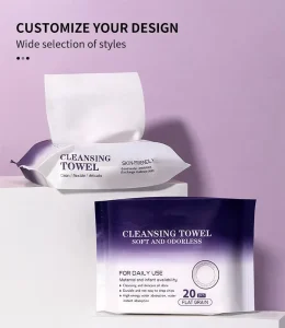 Disposable Hypoallergenic Facial Cleansing Towel for Skin Care & Makeup Removal