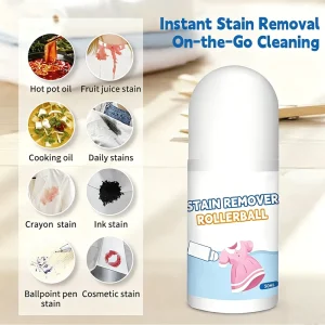 Disposable Instant Stain Removal Liquid Laundry Detergent Pen Roller with Fast Drying & Portable Design for Dry Cleaning