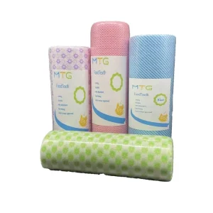 Disposable Kitchen Cleaning Cloth Roll Non Woven Cloth in Rolls