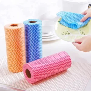 Disposable Kitchen Rag Super Absorbent Oil-absorbing Lazy Cleaning Cloth Reusable Non-woven Dishcloth for Home