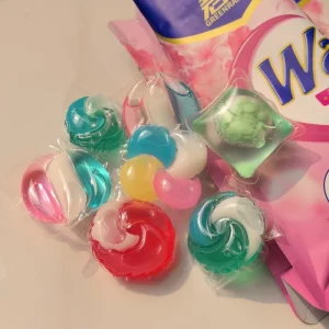 Disposable Laundry Detergent Pods Custom Scent Sulfate-Free Phosphate-Free Baby Safe Capsules