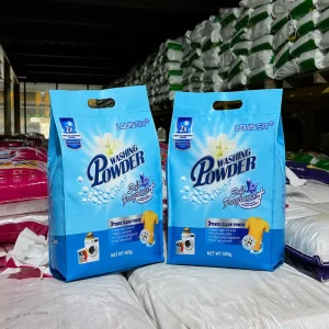Disposable Lavender Scent Washing Powder 500g Deep Stain Removal Long Lasting Fragrance Laundry Detergent Home Use