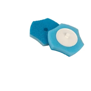 Disposable Lavender Toilet Brush Replacement Sponge, Single-Use Antimicrobial