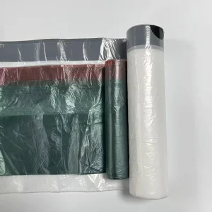 Disposable Leak Proof Tear Resistant Full Biodegrade HDPE Silk Screen Printed Drawstring Trash Garbage Bags 10 20 30