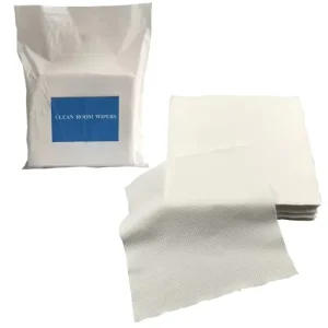 Disposable Lint Free Cleanroom Wipes 2 Ply 100% Polyester 9″x9″ Professional Clean Cloths for Labs & Electronics Manufacturing