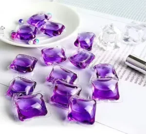 Disposable Long-Lasting Lavender-Scented Soap Beads Washing Gel Capsules Detergent Pods