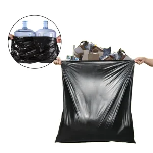 Disposable Mesh PE Trash Bags with Heat Seal and Gravure Printing for Household Use
