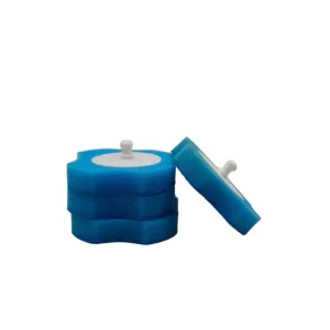 Disposable Multi-Purpose Wall-Mounted Toilet Brush Refills with Sponges and Scouring Pads