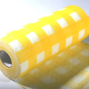 Disposable Multicolor Nonwoven Oil-Absorbent Cleaning Wipes for Commercial and Household Use