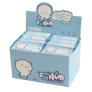 Disposable Natural Soft Non Scented Cleansing Wipes Spunlace Material 14x15cm for Baby Skin Wet Cleaning 8 Pieces RO Pure Water