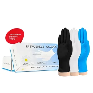 Disposable Nitrile Gloves, High-Elasticity Thickened, Non-Sterile, Latex-Free Household Gloves