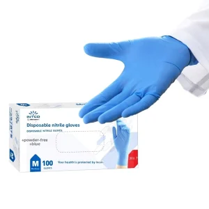 Disposable Nitrile NBR Gloves Thickened Dishwashing and Kitchen Gloves Model DJ+PVC