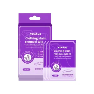Disposable Non Woven Alcohol Free Extra Soft 12x21cm Jacket Clothes Cleaning Wet Wipes Portable Independent Packs Stain Wipes