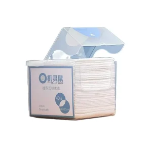 Disposable Nonwoven Facial Towel 20x20cm 40Pcs Soft Dry Wipes for Face Cleansing Travel Home Use