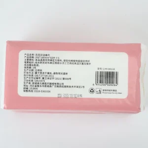 Disposable Nonwoven Wet Wipes, 45 Pieces, Leak-Proof Packaging, Antibacterial and Scented